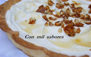 Tarta De Mascarpone Y Miel Con Nueces
