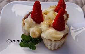 Volovanes De Crema Y Fresas
