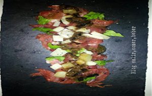 Carabinero A La Plancha Y Carpaccio De Presa Ibérica
