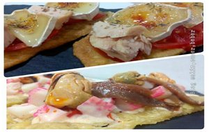 Canapés De Coca D&#180;oli
