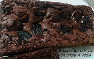 Brownie De Colacao Con Oreos Y Nocilla
