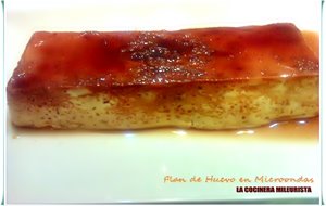 Flan De Huevo En Microondas
