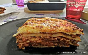 Lasaña De Carne A La Boloñesa
