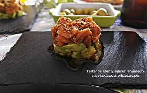 Tartar De Atún Y Salmón Ahumado
