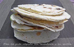 Pan Pita Rápido Sin Levadura Y En Sartén
