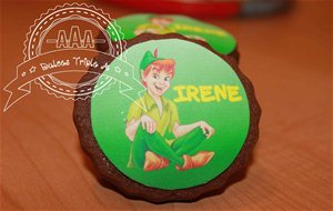 Galletas De Peter Pan Decoradas Con Papel De Azúcar. Tutorial
