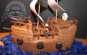 Tarta Barco Pirata. Para El Príncipe De Mi Casa
