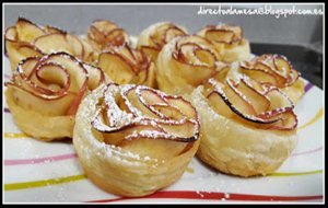 Rosas De Manzana Y Hojaldre
