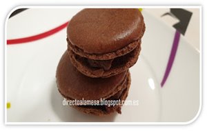 Macarons De Chocolate
