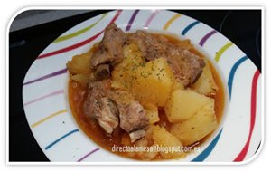 Patatas Guisadas Con Costillas
