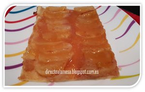 Tarta De Manzana En Hojaldre Y Con Compota
