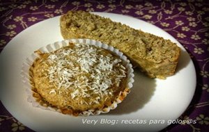 Queque De Plátano Sin Gluten, Leche Ni Azúcar 
