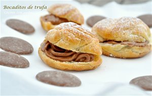 Bocaditos De Trufa, De Pasta Choux
