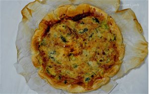 Quiche De Brocoli, Bacon Y Cebolla Caramelizada
