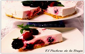 Tarta Mousse De Queso Y Frutos Rojos
