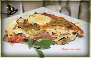 Frittata De Bacón Verduras Y Quesos
