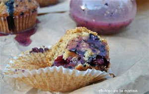 Muffins De Arándanos Y Té Earl Grey
