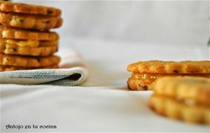 Galletas De Hierbabuena Rellenas De Limón
