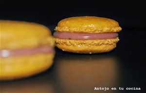 Macarons De Chocolate Blanco Y Frambuesa Para El Mago De Oz
