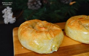 Caracolas De Masa Filo Rellenas De Pollo Y Verdura
