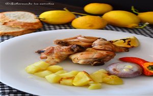 Pollo Asado Al Limón, Sano Y Bajo En Calorías
