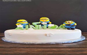 Tarta Minions {tutorial Minions En Fondant}
