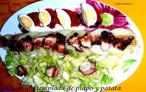 Ensalada Templada De Pulpo A La Gallega Y Patatas