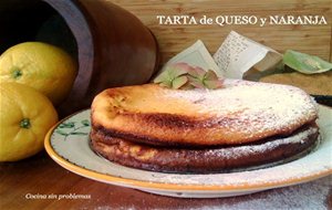 Tarta De Queso Y Naranja.
