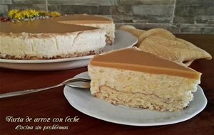 Puding De Arroz Con Leche Y Melocotones
