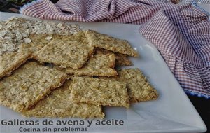 Galletas De Avena Y Aceite De Oliva.
