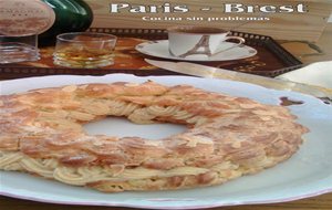 Paris - Brest Con Relleno De Crema Pastelera De Avellanas
