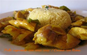 Pollo En Salsa Especiada Con Cous Cous
