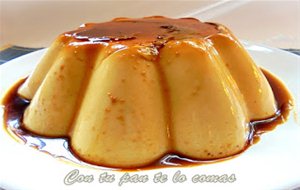 Flan De Turrón De Cacahuete
