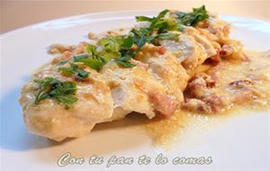 Pechugas De Pollo Con Bacon
