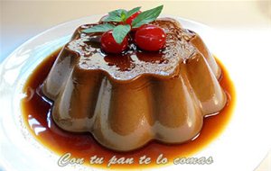 Flan De Crema De Cacao
