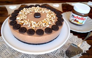 Tarta De Queso De Nutella Con Oreo (cheesecake Sin Horno, Sin Gelatina Y Muy Fácil)
