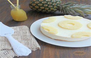 Tarta De Piña Sin Horno
