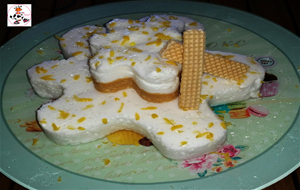 Tarta Mousse De Yogur Con Relleno De Gelatina De Limón
