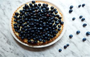 Tarta Francesa Con Blueberries   
