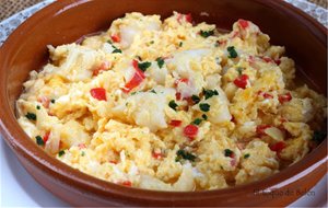 Revuelto De Migas  De Bacalao 
