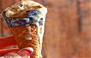 Helado  De Plátano,  Galleta Y Naranja ( Papilla De Niños) 
