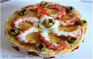 Tarta  De Ensaladilla Rusa 
