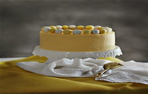 Tarta De Limón Con Relleno De Curd De Limón