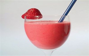 Batido De Fresas Con Yogurt
