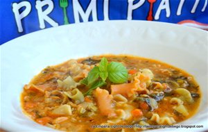 Sopa Minestrone Ó Sopa De Verduras Española A La Italiana
