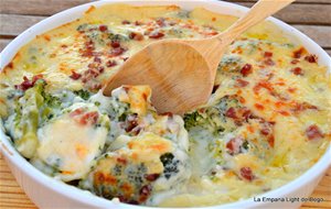 Huevos Con Bechamel Y Brócoli Gratinados
