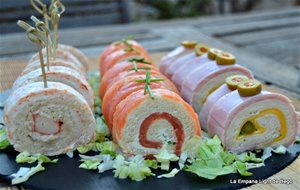 Rollitos De Canapés Con Pan De Molde. 3 Recetas Fáciles Y Rápidas.
