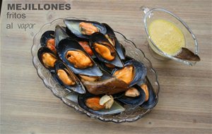 Mejillones Fritos Al Vapor
