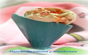 Helado Cremoso De Vainilla Y Frambuesa En Tres Versiones
