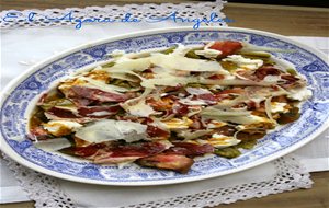 Ensalada De Judías Verdes Con Jamón Y Mozarella
